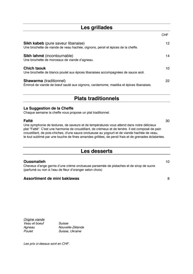 PDF Menu page 2