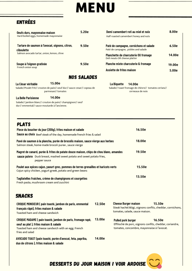 PDF Menu page 2