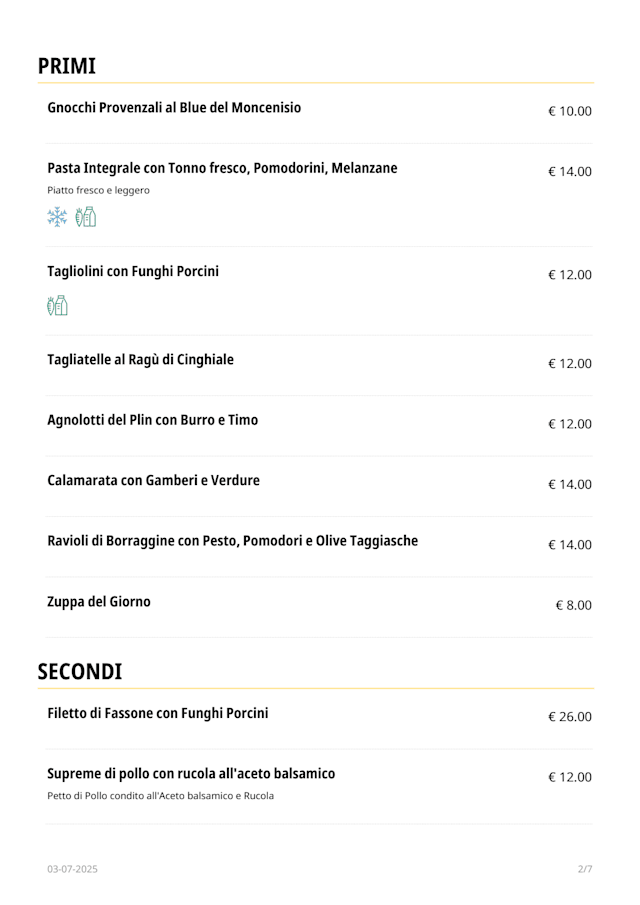 PDF Menu page 2