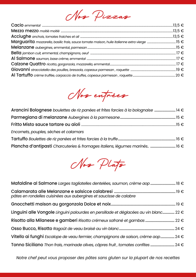 PDF Menu page 2