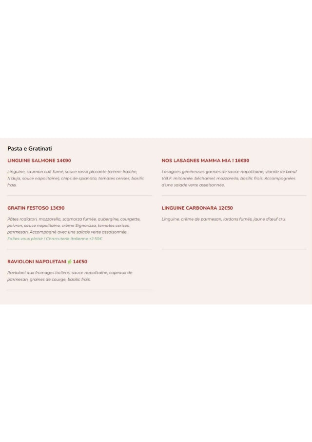 PDF Menu page 2