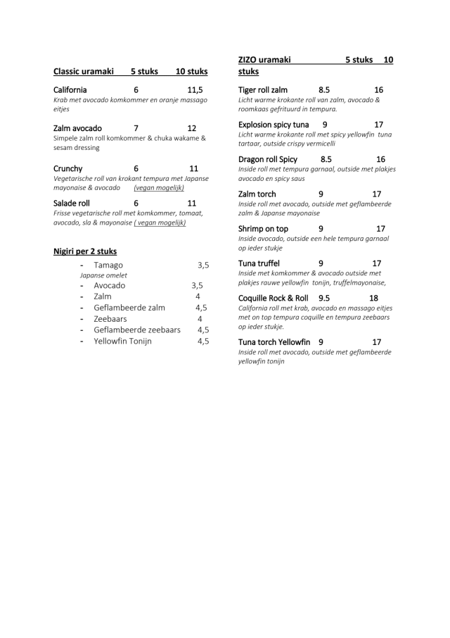 PDF Menu page 2