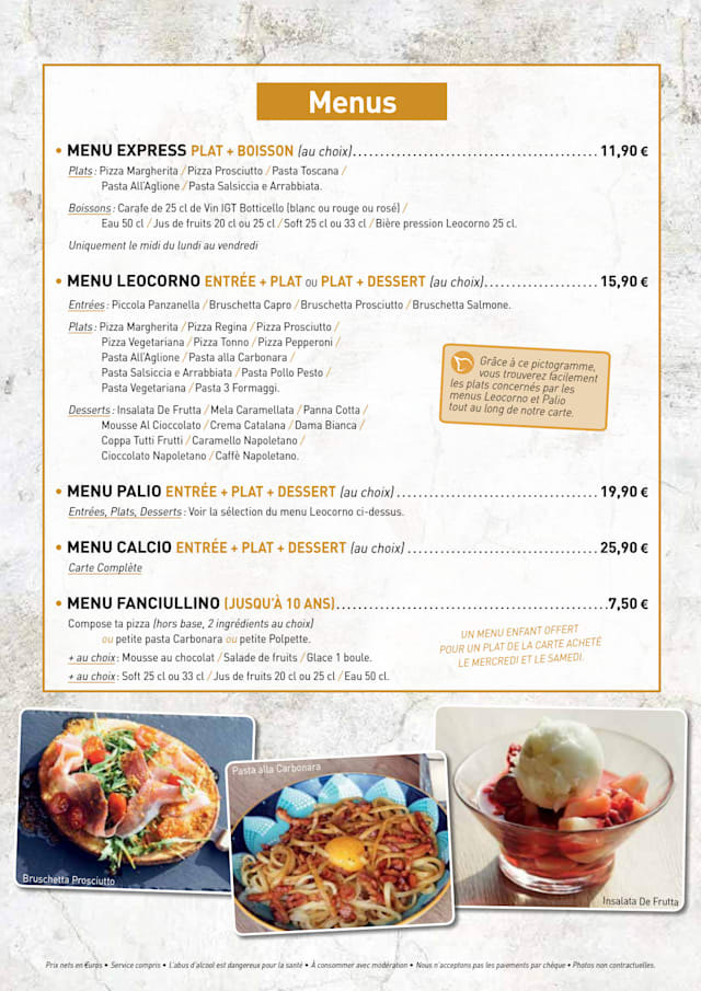 PDF Menu page 2