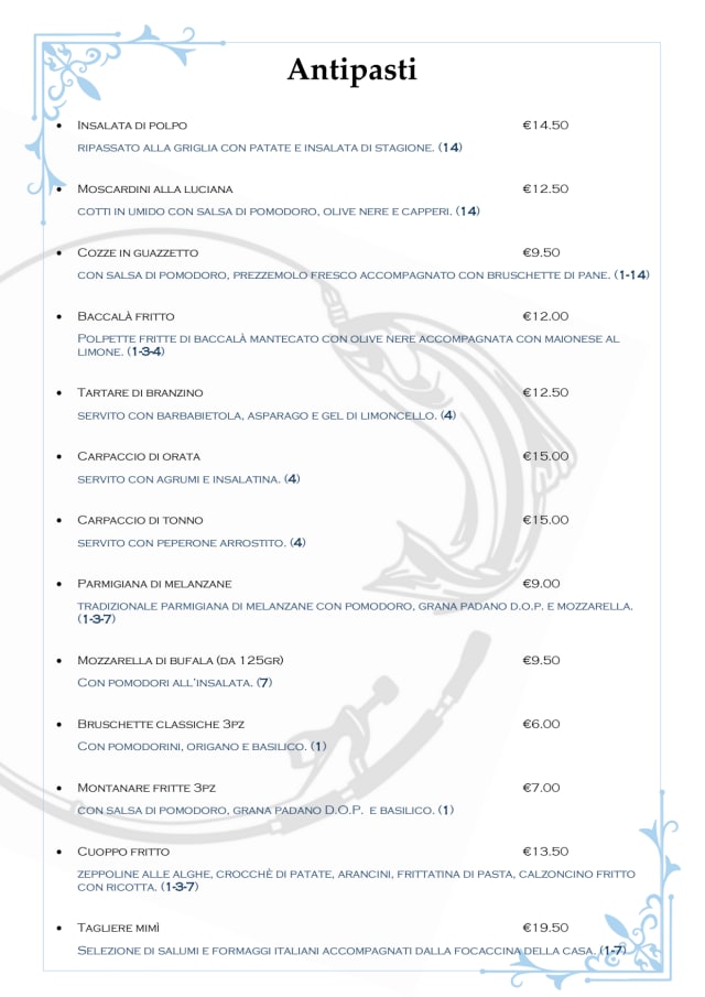 PDF Menu page 2