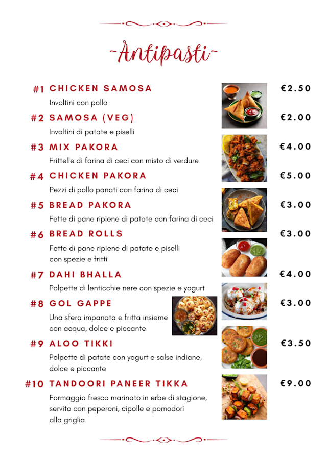 PDF Menu page 2