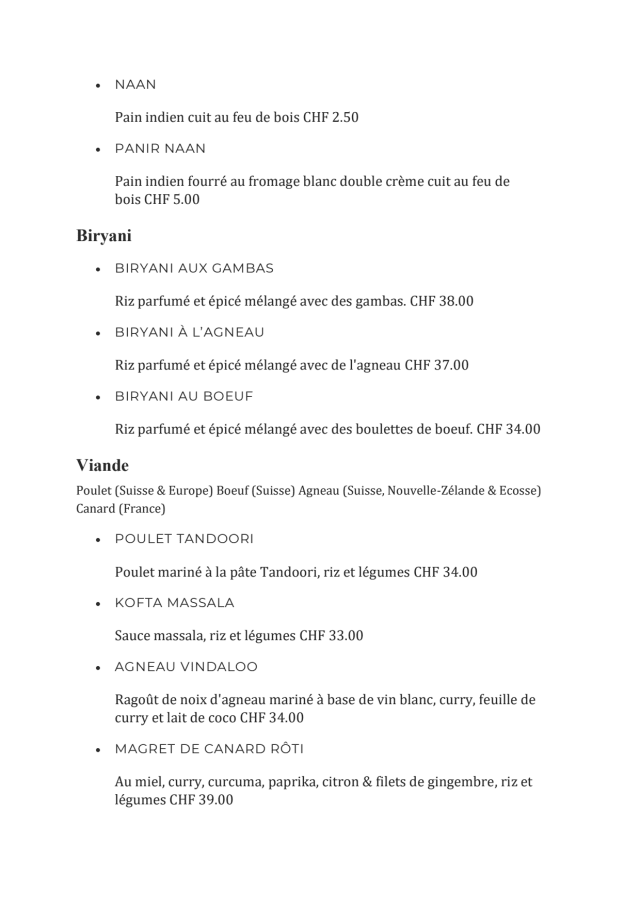 PDF Menu page 2