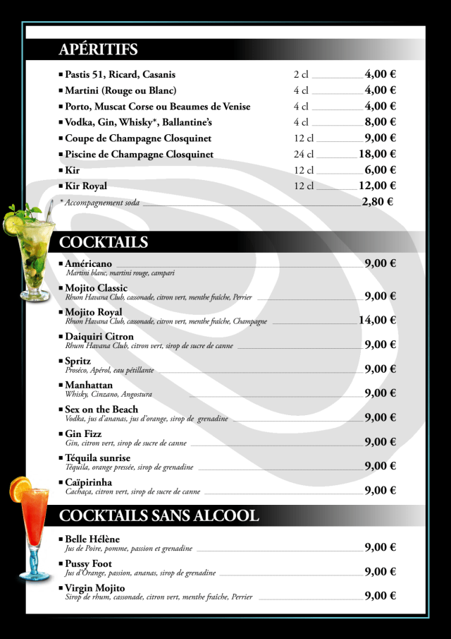PDF Menu page 2