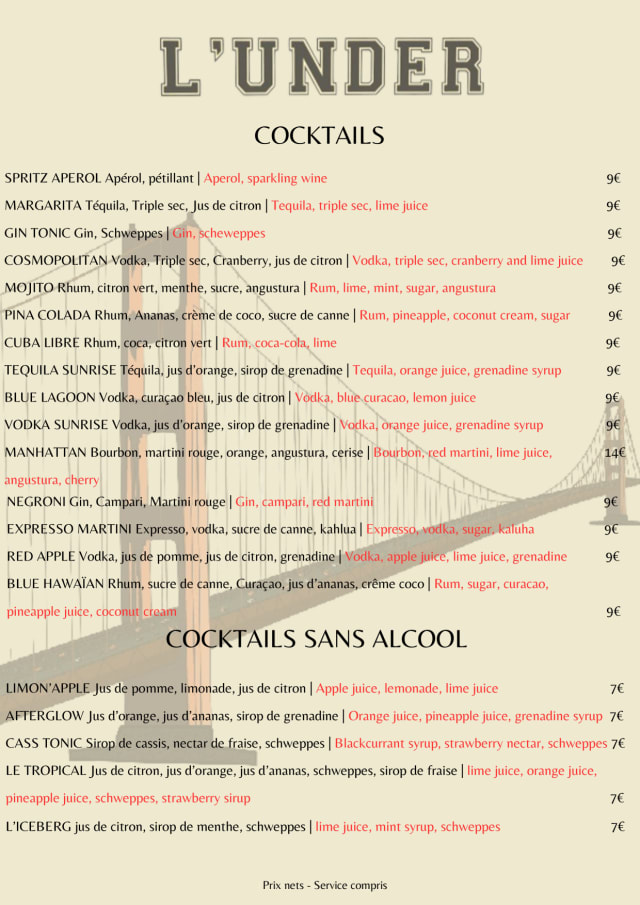 PDF Menu page 2