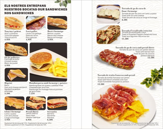 PDF Menu page 2