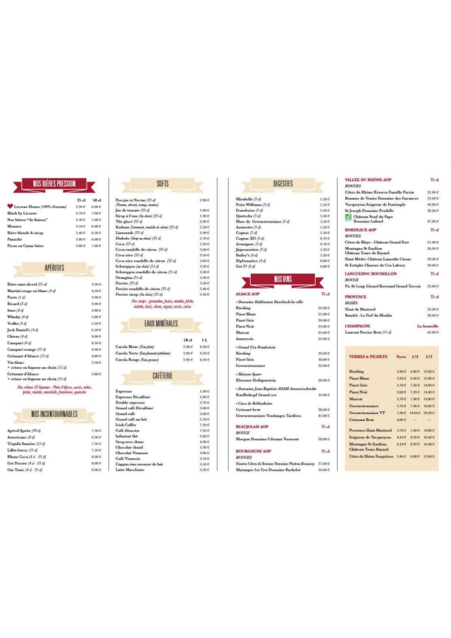 PDF Menu page 2
