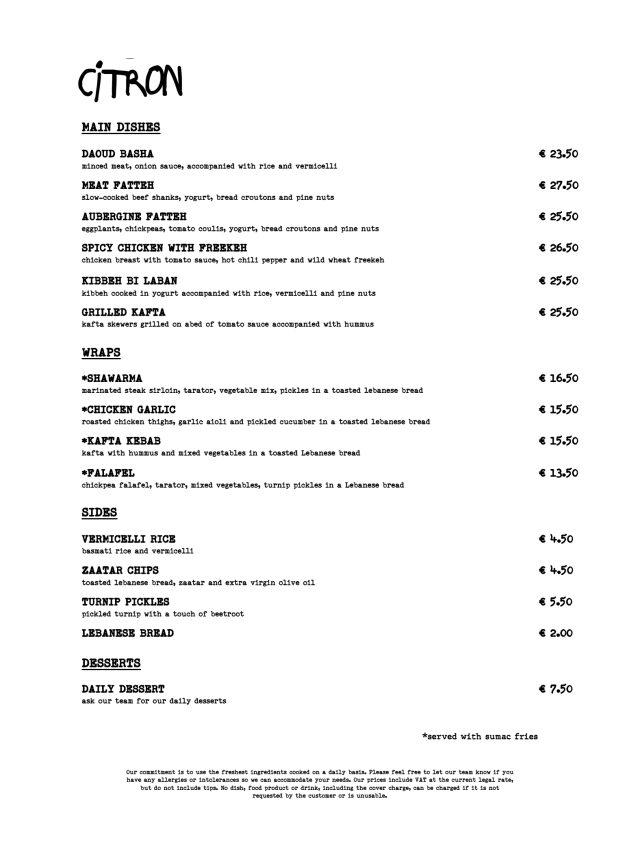 PDF Menu page 2