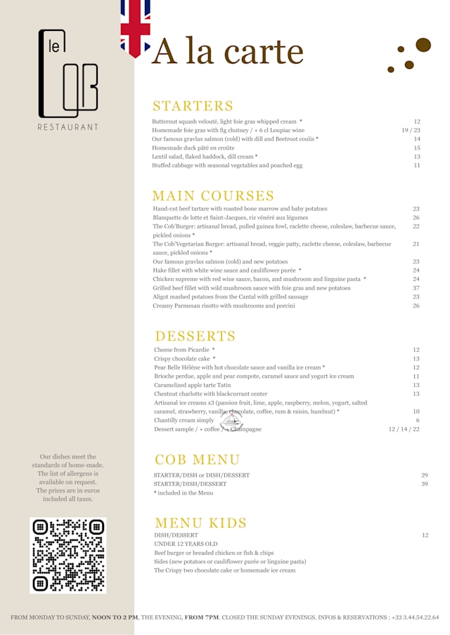 PDF Menu page 2