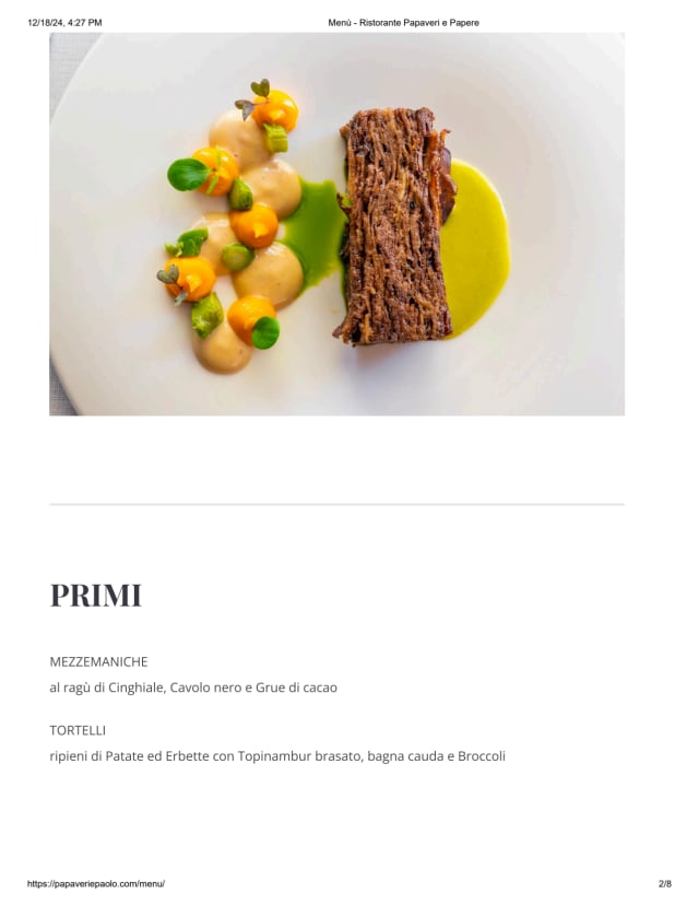 PDF Menu page 2
