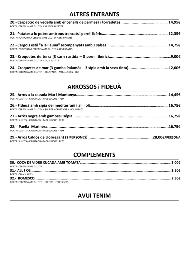 PDF Menu page 2