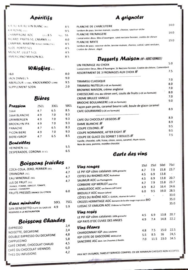 PDF Menu page 2