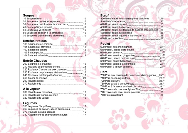 PDF Menu page 2