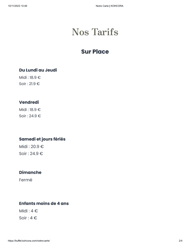 PDF Menu page 2