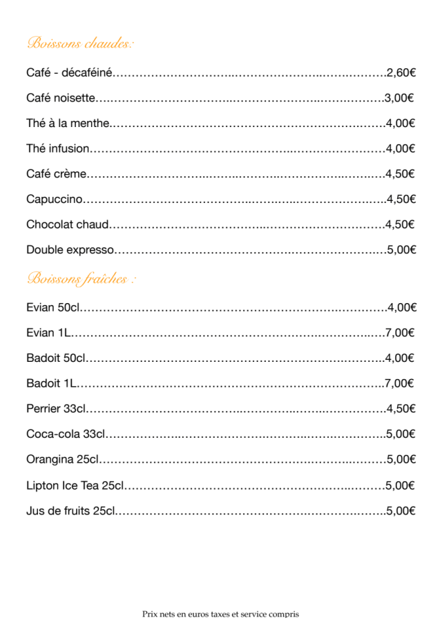 PDF Menu page 2