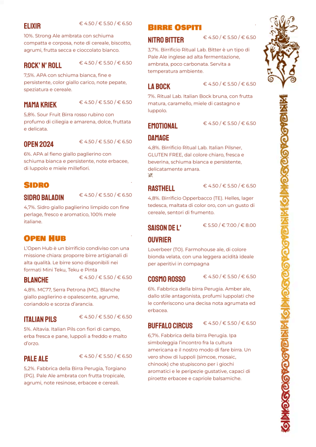 PDF Menu page 2