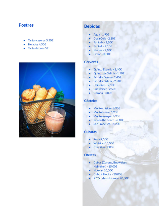 PDF Menu page 2