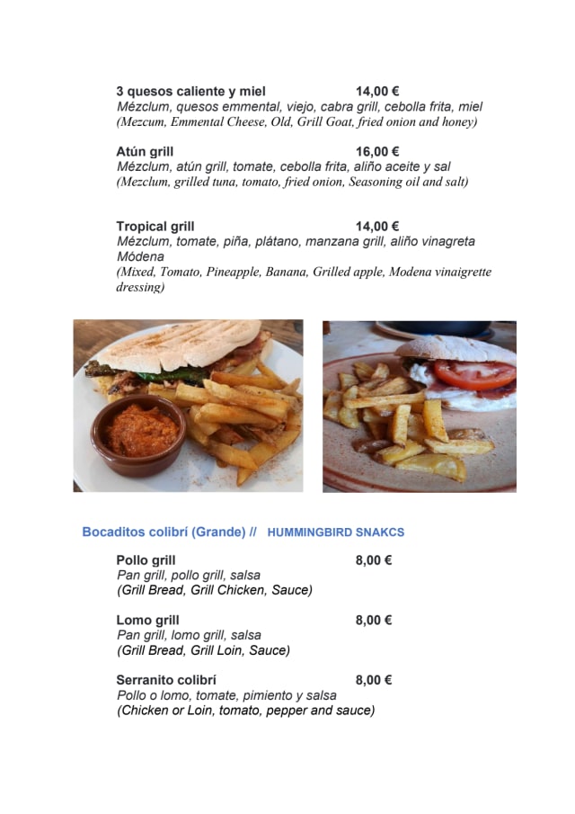 PDF Menu page 2