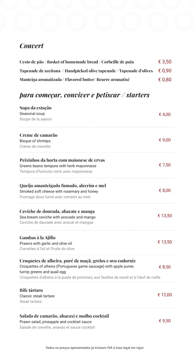 PDF Menu page 2