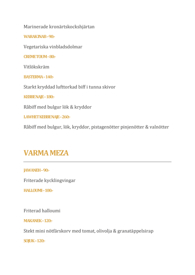 PDF Menu page 2