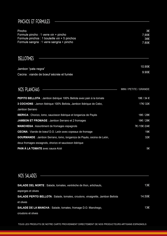 PDF Menu page 2