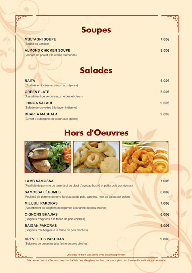 PDF Menu page 2