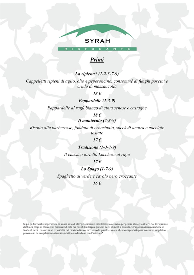 PDF Menu page 2
