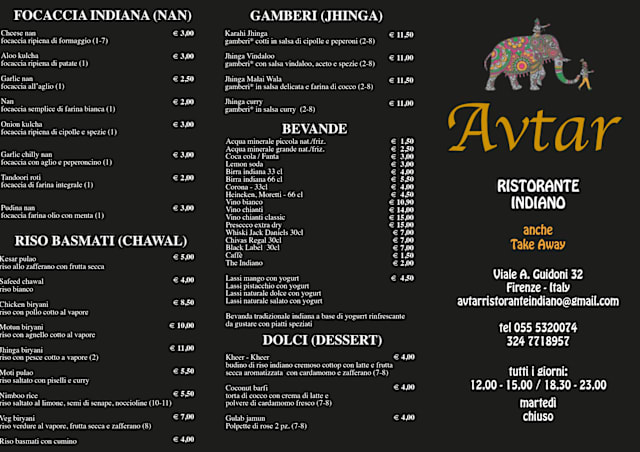 PDF Menu page 2