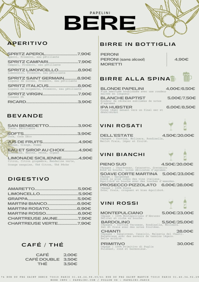 PDF Menu page 2
