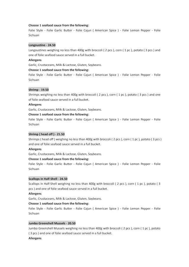 PDF Menu page 2