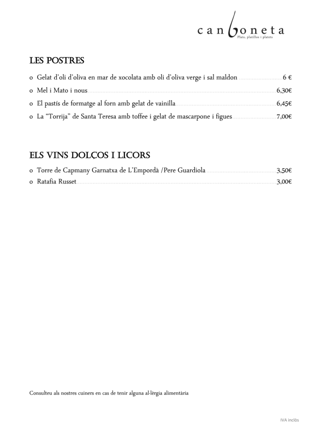 PDF Menu page 2
