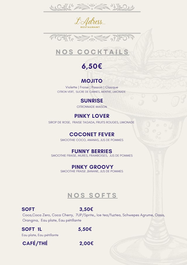 PDF Menu page 2