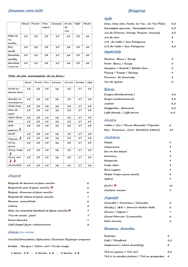 PDF Menu page 2