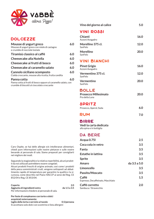PDF Menu page 2