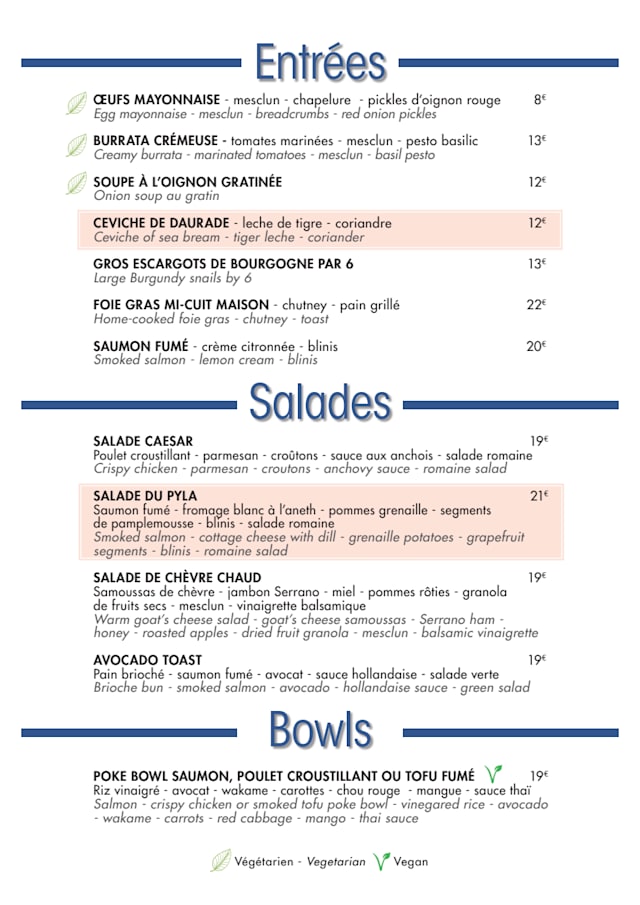 PDF Menu page 2