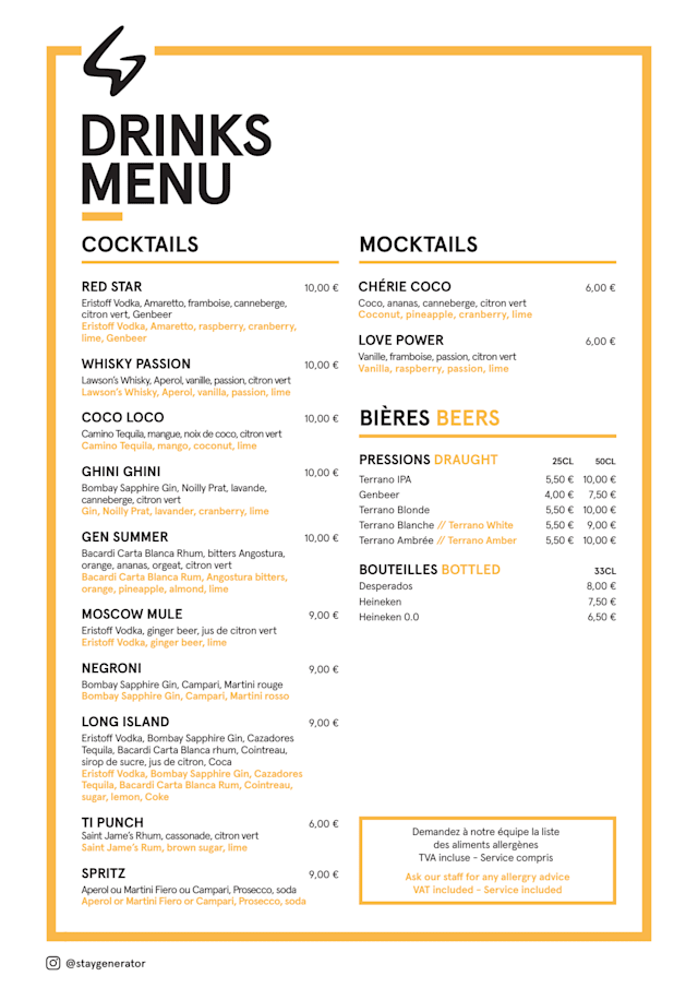 PDF Menu page 2