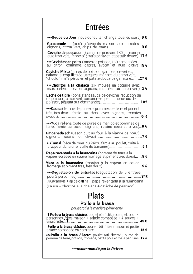 PDF Menu page 2