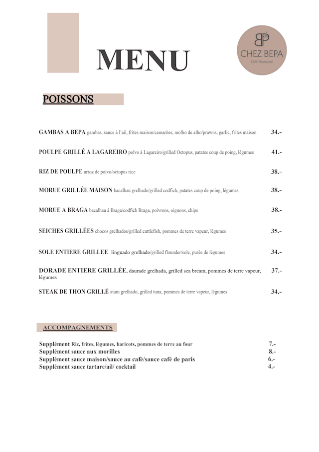 PDF Menu page 2