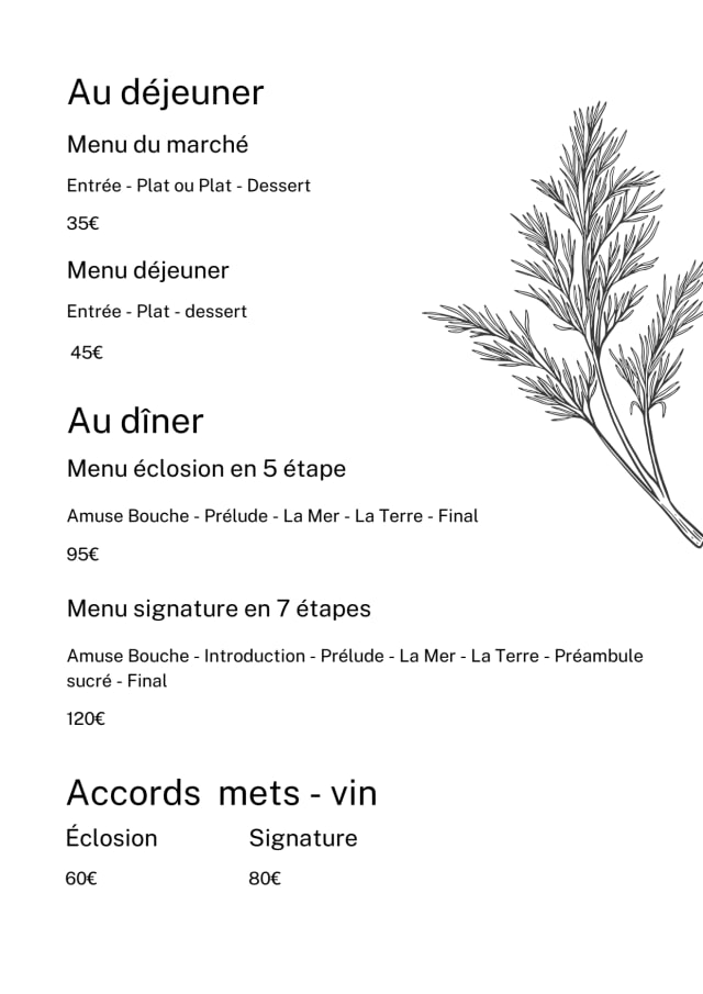 PDF Menu page 2