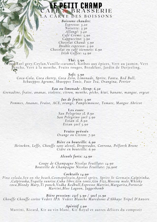 PDF Menu page 2