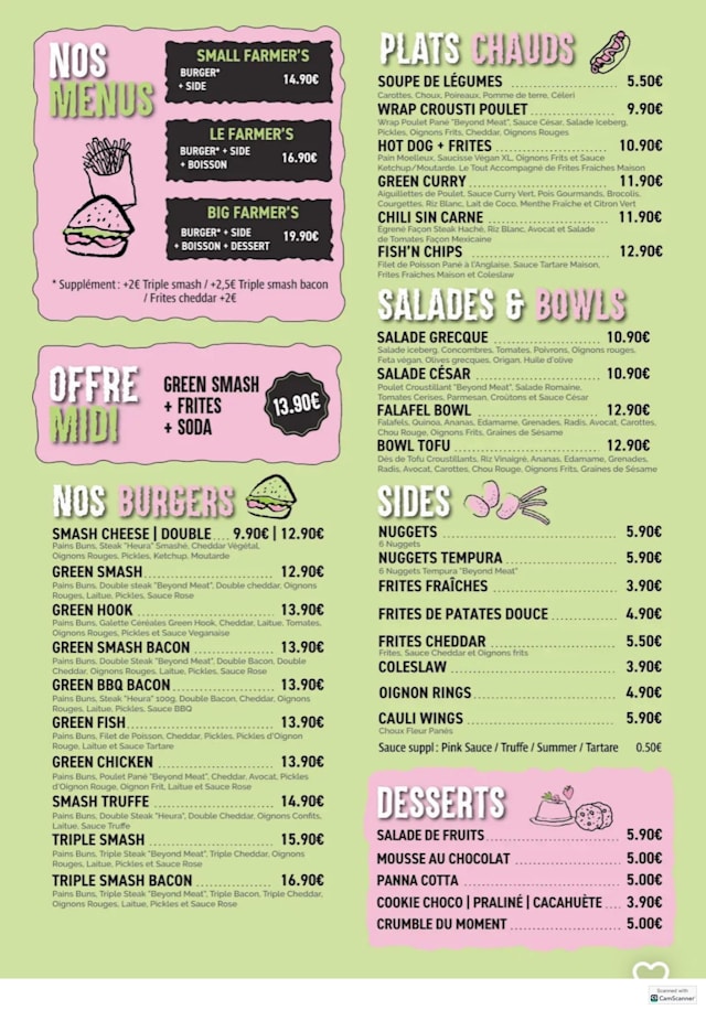 PDF Menu page 2
