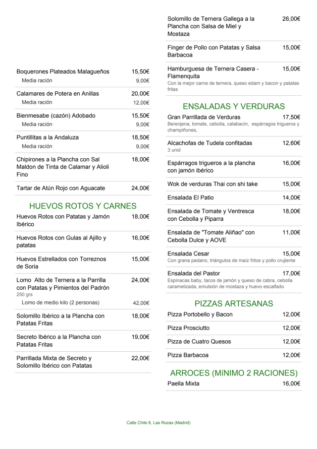 PDF Menu page 2