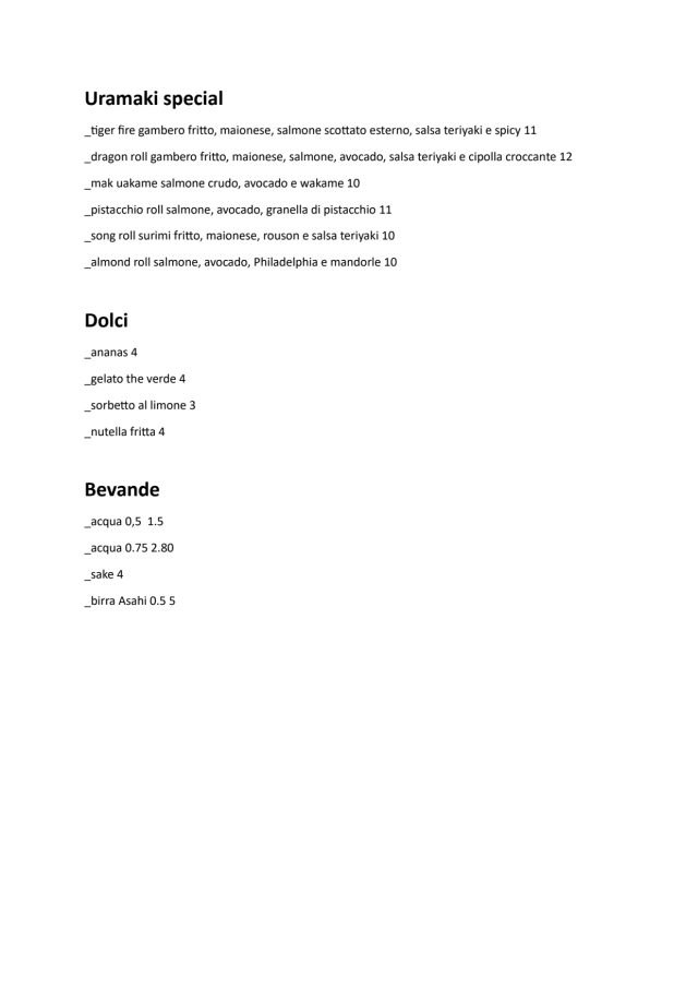 PDF Menu page 2