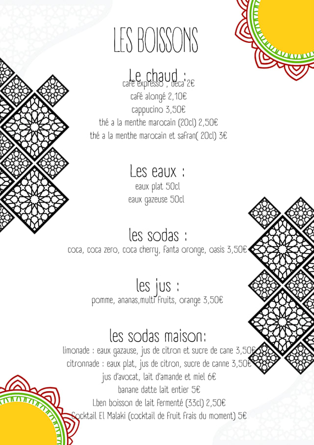 PDF Menu page 2