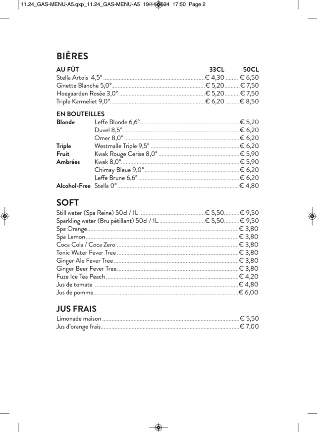 PDF Menu page 2