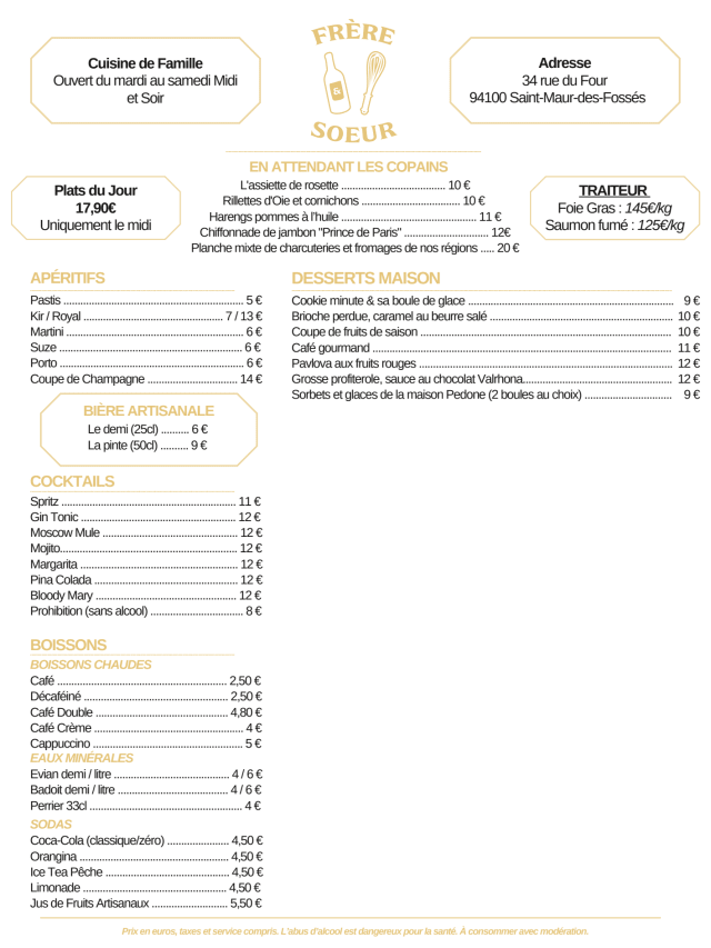 PDF Menu page 2