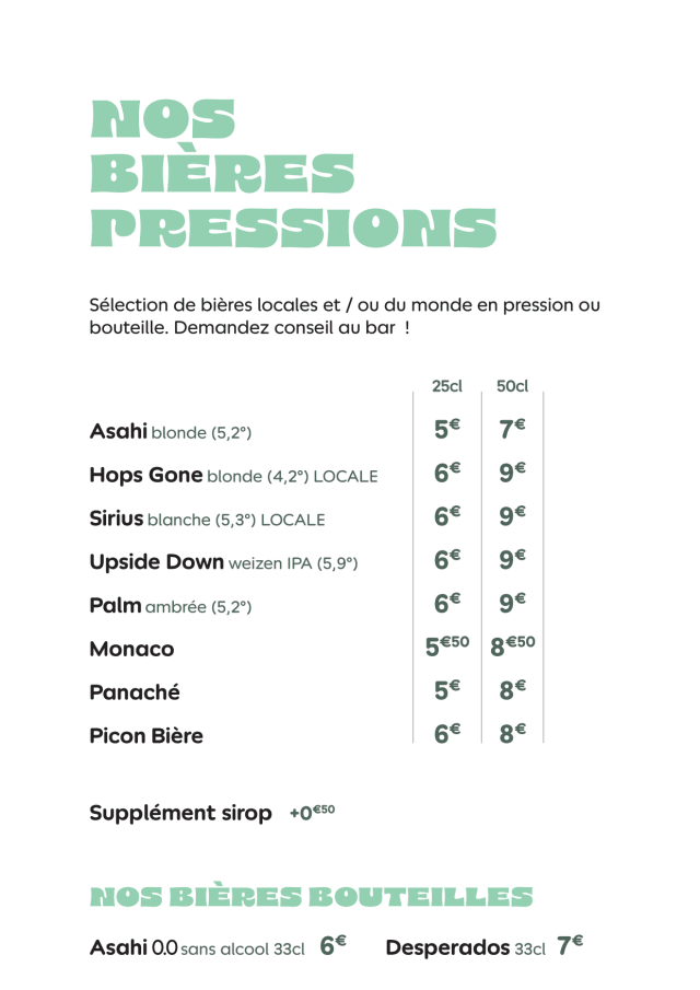 PDF Menu page 2